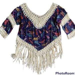 Love J crochet Boho top